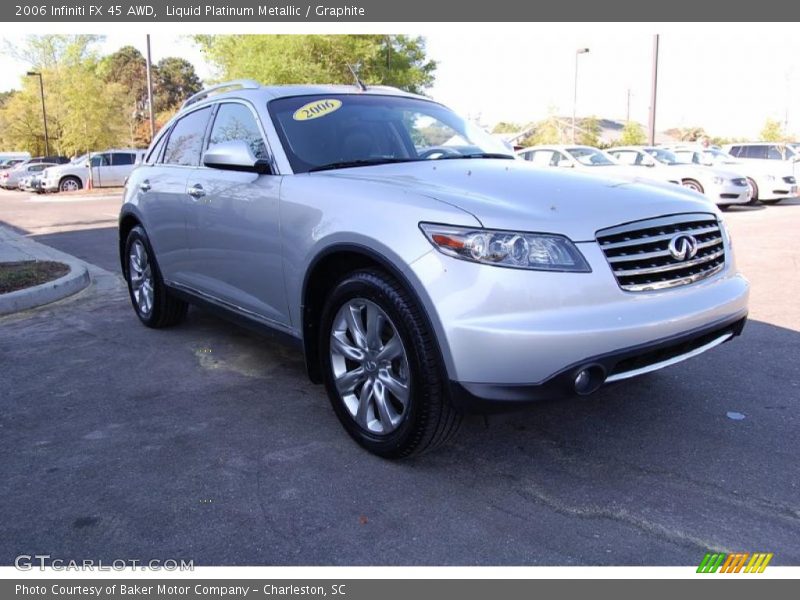Liquid Platinum Metallic / Graphite 2006 Infiniti FX 45 AWD