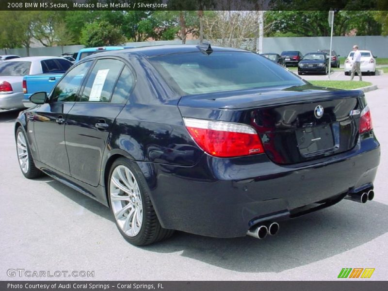 Monaco Blue Metallic / Silverstone 2008 BMW M5 Sedan