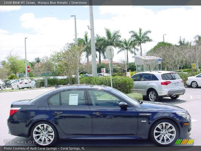 Monaco Blue Metallic / Silverstone 2008 BMW M5 Sedan