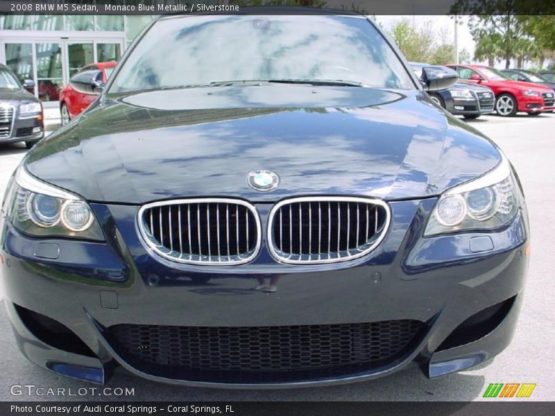 Monaco Blue Metallic / Silverstone 2008 BMW M5 Sedan