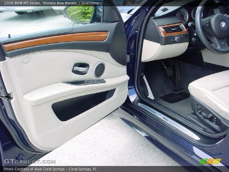 Monaco Blue Metallic / Silverstone 2008 BMW M5 Sedan