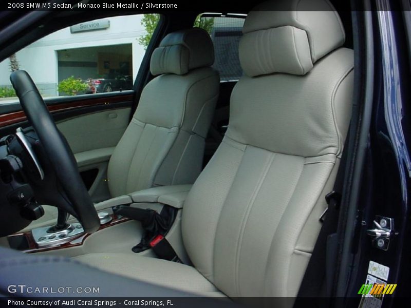 Monaco Blue Metallic / Silverstone 2008 BMW M5 Sedan
