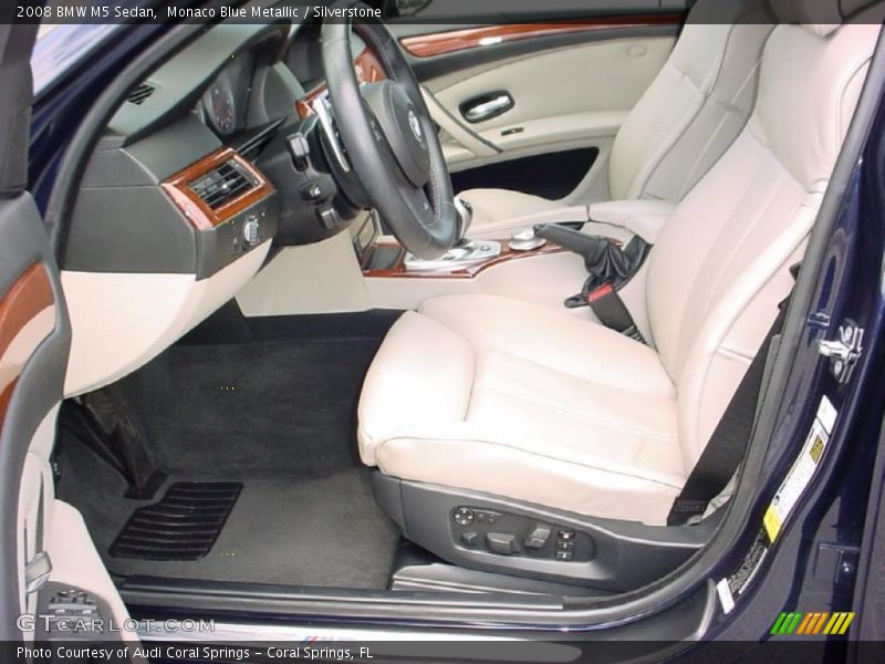 Monaco Blue Metallic / Silverstone 2008 BMW M5 Sedan