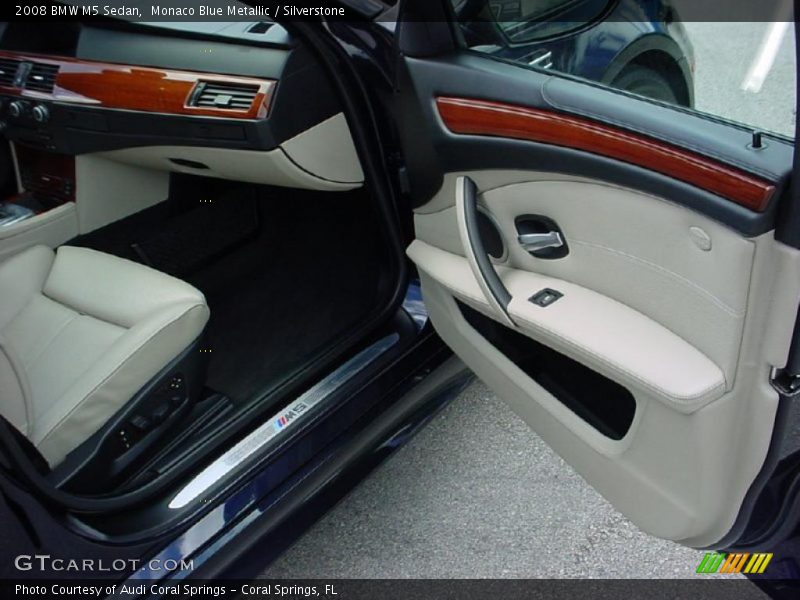 Monaco Blue Metallic / Silverstone 2008 BMW M5 Sedan