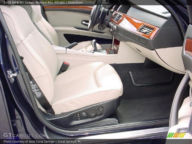 Monaco Blue Metallic / Silverstone 2008 BMW M5 Sedan
