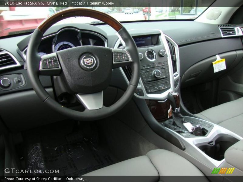 Crystal Red Tintcoat / Titanium/Ebony 2010 Cadillac SRX V6