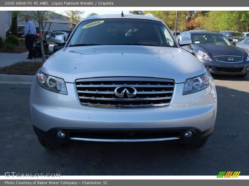 Liquid Platinum Metallic / Graphite 2006 Infiniti FX 45 AWD
