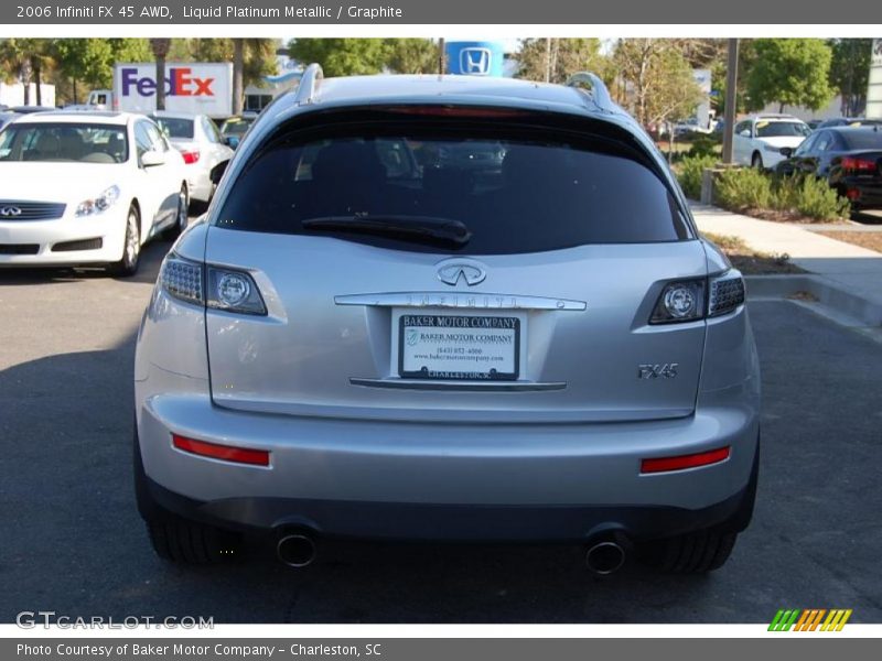 Liquid Platinum Metallic / Graphite 2006 Infiniti FX 45 AWD