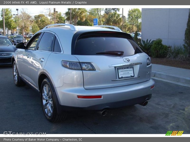 Liquid Platinum Metallic / Graphite 2006 Infiniti FX 45 AWD