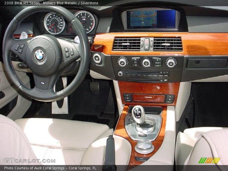 Monaco Blue Metallic / Silverstone 2008 BMW M5 Sedan