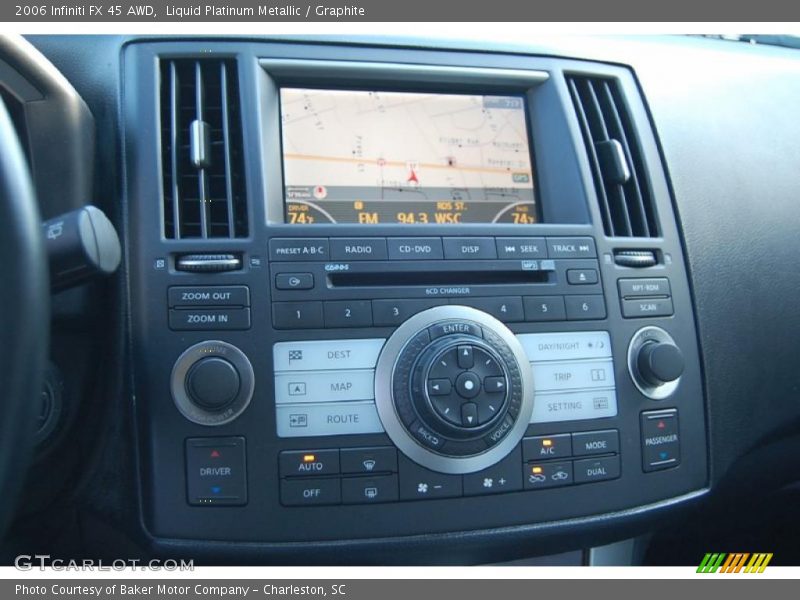 Liquid Platinum Metallic / Graphite 2006 Infiniti FX 45 AWD