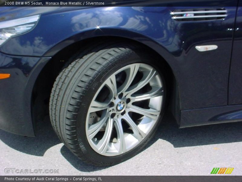 Monaco Blue Metallic / Silverstone 2008 BMW M5 Sedan