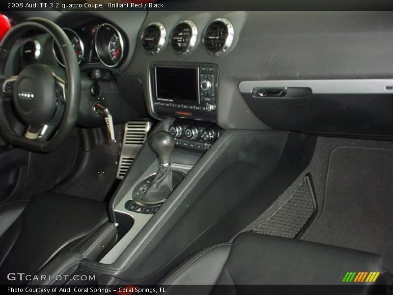Brilliant Red / Black 2008 Audi TT 3.2 quattro Coupe