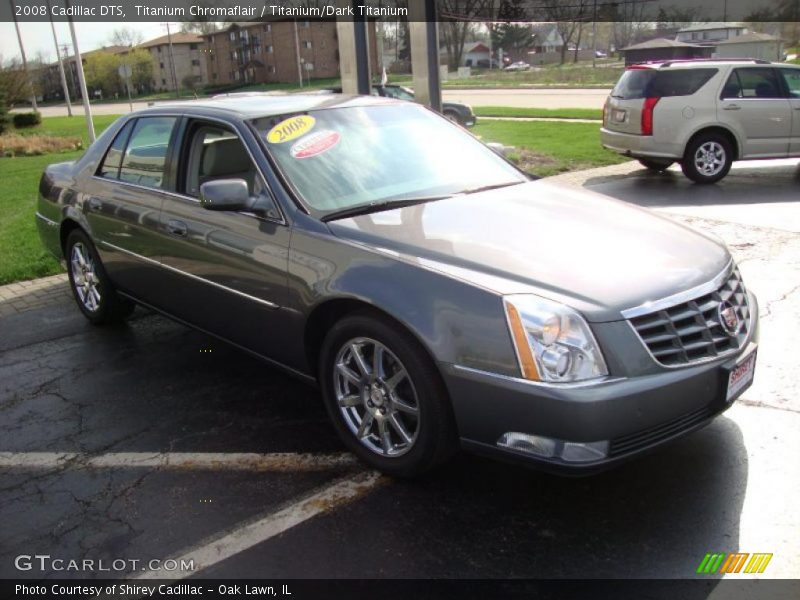 Titanium Chromaflair / Titanium/Dark Titanium 2008 Cadillac DTS