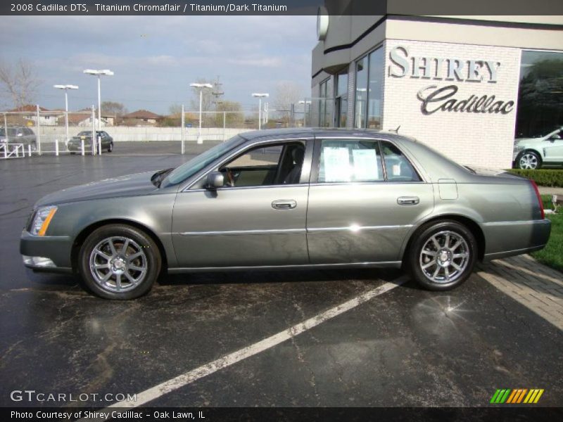 Titanium Chromaflair / Titanium/Dark Titanium 2008 Cadillac DTS