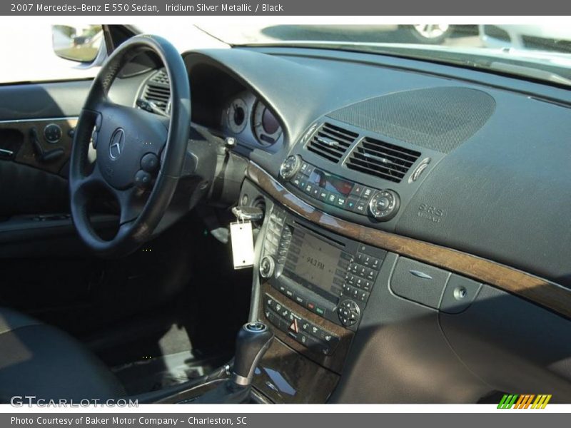 Iridium Silver Metallic / Black 2007 Mercedes-Benz E 550 Sedan