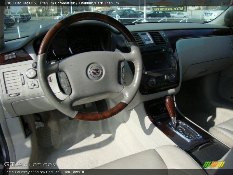 Titanium Chromaflair / Titanium/Dark Titanium 2008 Cadillac DTS