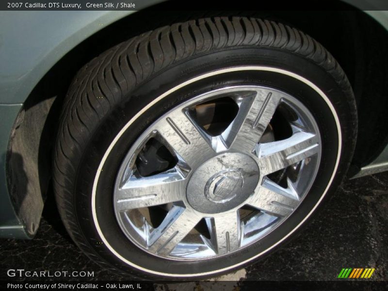 Green Silk / Shale 2007 Cadillac DTS Luxury