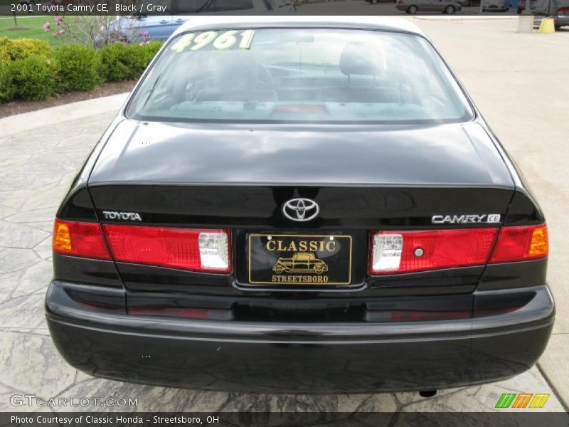Black / Gray 2001 Toyota Camry CE