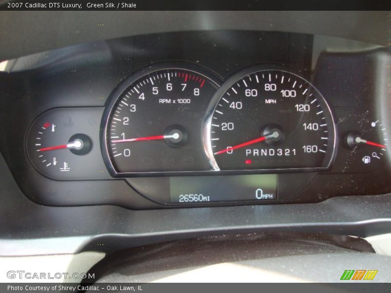Green Silk / Shale 2007 Cadillac DTS Luxury