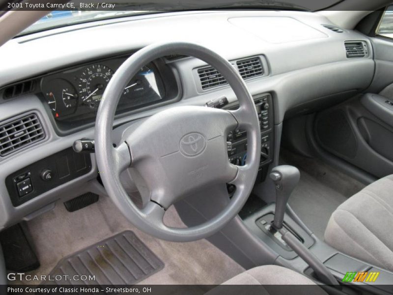 Black / Gray 2001 Toyota Camry CE