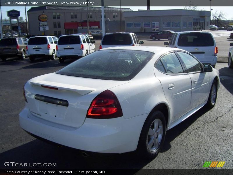 Ivory White / Ebony 2008 Pontiac Grand Prix Sedan