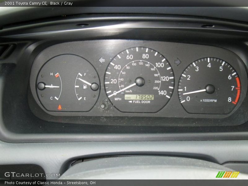 Black / Gray 2001 Toyota Camry CE