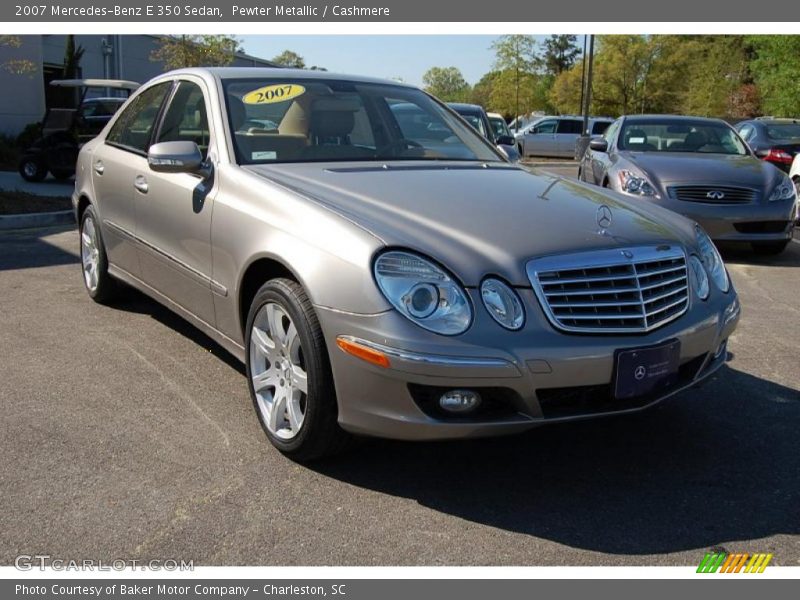 Pewter Metallic / Cashmere 2007 Mercedes-Benz E 350 Sedan