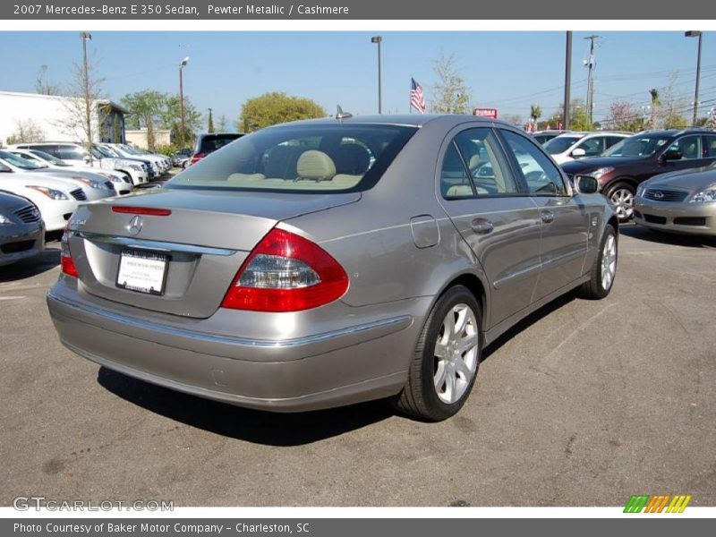 Pewter Metallic / Cashmere 2007 Mercedes-Benz E 350 Sedan