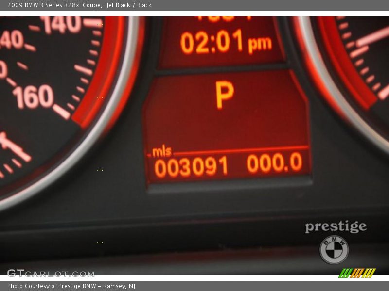 Jet Black / Black 2009 BMW 3 Series 328xi Coupe