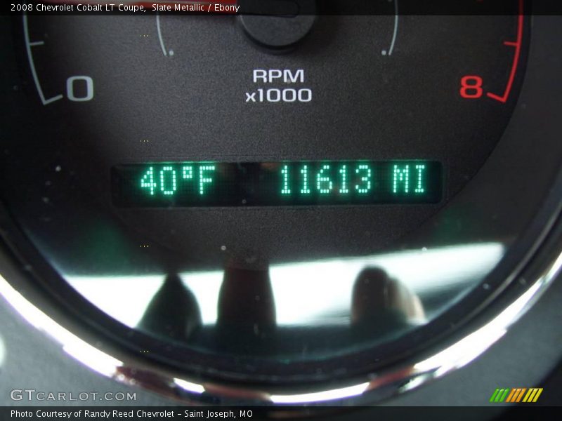 Slate Metallic / Ebony 2008 Chevrolet Cobalt LT Coupe