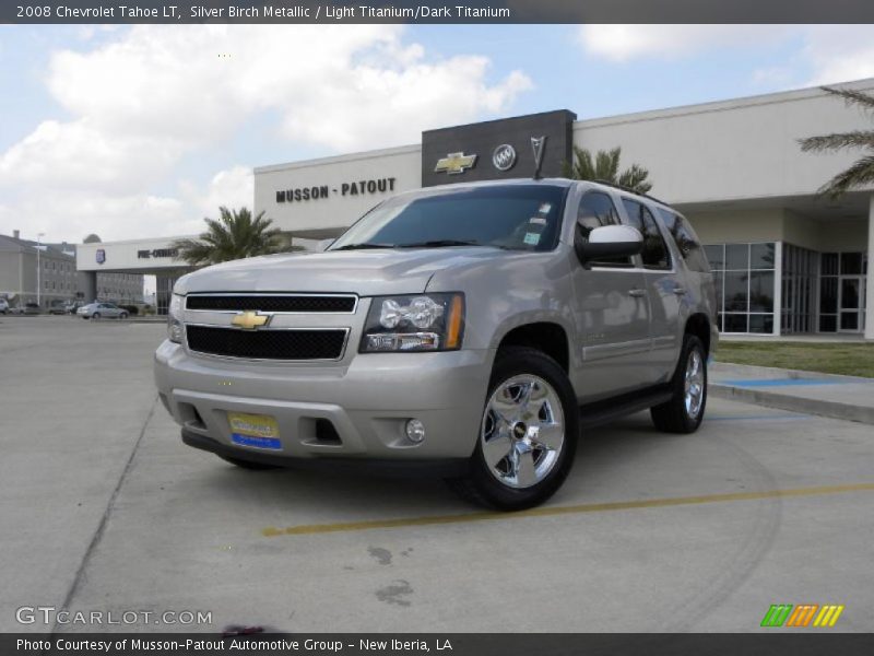 Silver Birch Metallic / Light Titanium/Dark Titanium 2008 Chevrolet Tahoe LT