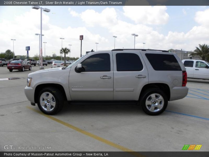 Silver Birch Metallic / Light Titanium/Dark Titanium 2008 Chevrolet Tahoe LT
