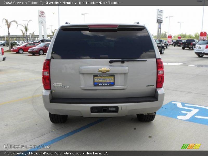 Silver Birch Metallic / Light Titanium/Dark Titanium 2008 Chevrolet Tahoe LT