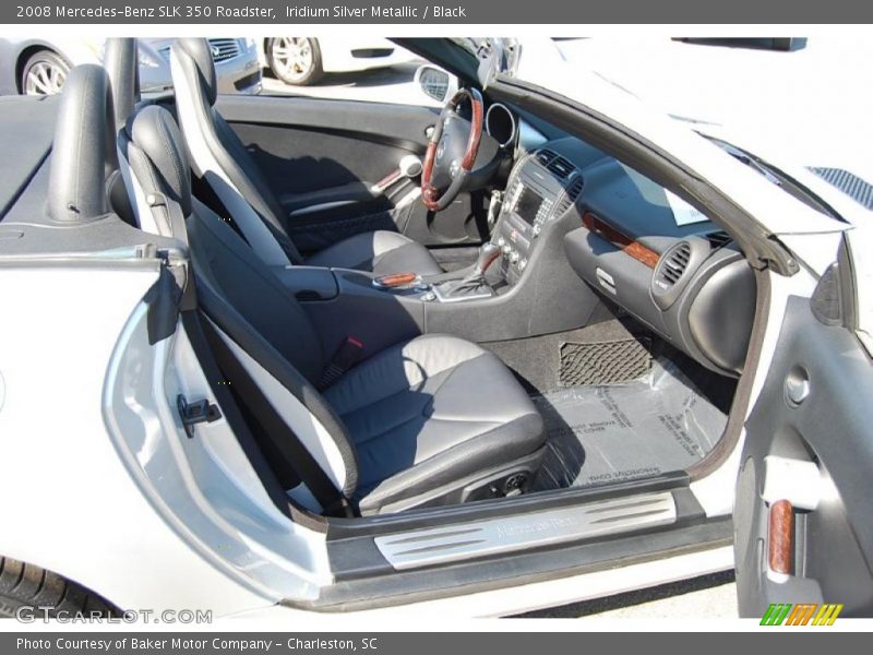 Iridium Silver Metallic / Black 2008 Mercedes-Benz SLK 350 Roadster