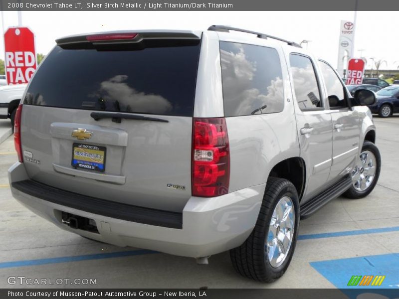 Silver Birch Metallic / Light Titanium/Dark Titanium 2008 Chevrolet Tahoe LT