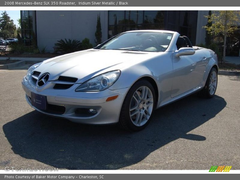 Iridium Silver Metallic / Black 2008 Mercedes-Benz SLK 350 Roadster