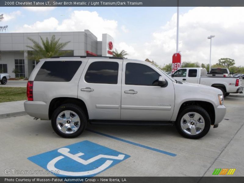 Silver Birch Metallic / Light Titanium/Dark Titanium 2008 Chevrolet Tahoe LT