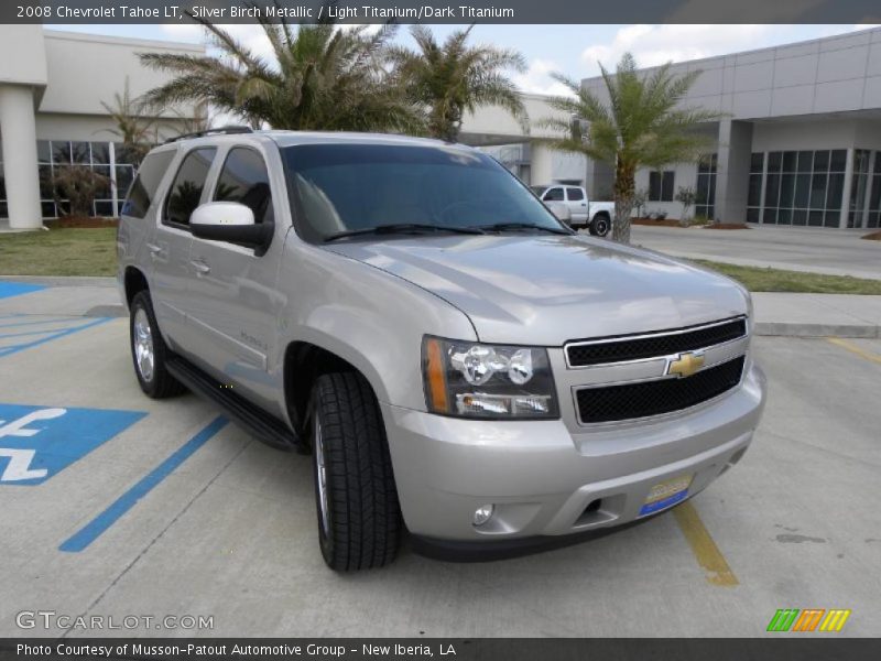 Silver Birch Metallic / Light Titanium/Dark Titanium 2008 Chevrolet Tahoe LT