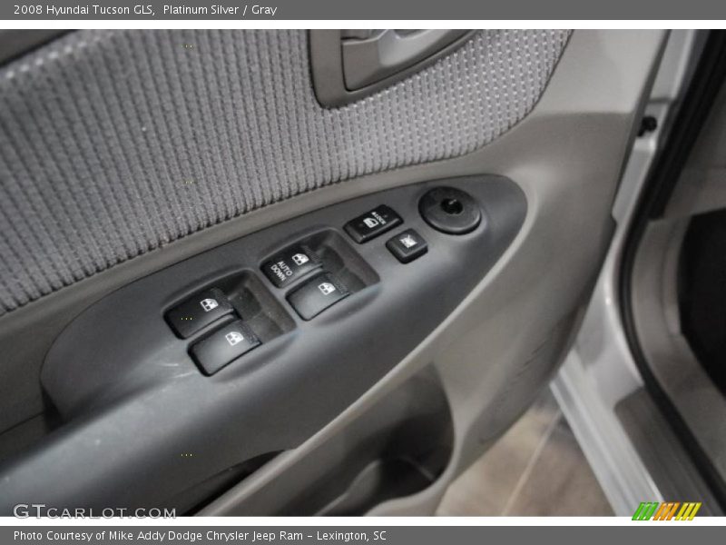 Platinum Silver / Gray 2008 Hyundai Tucson GLS