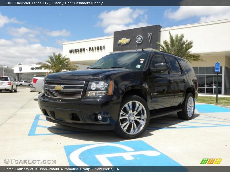 Black / Light Cashmere/Ebony 2007 Chevrolet Tahoe LTZ
