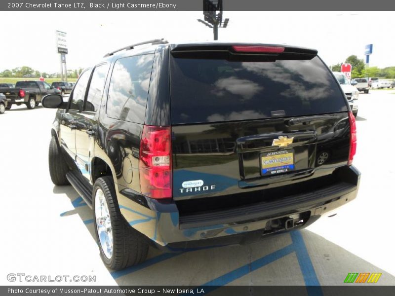 Black / Light Cashmere/Ebony 2007 Chevrolet Tahoe LTZ
