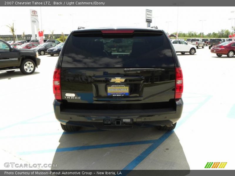 Black / Light Cashmere/Ebony 2007 Chevrolet Tahoe LTZ