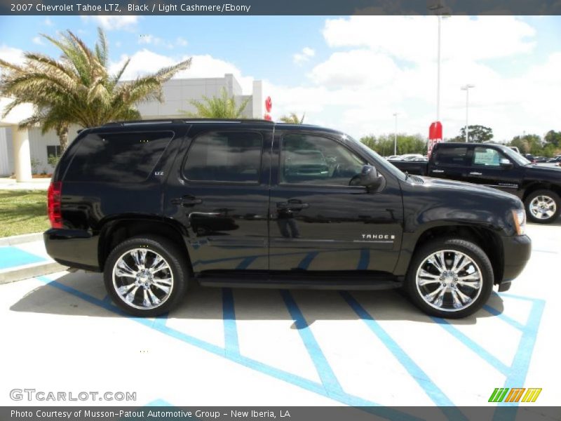 Black / Light Cashmere/Ebony 2007 Chevrolet Tahoe LTZ