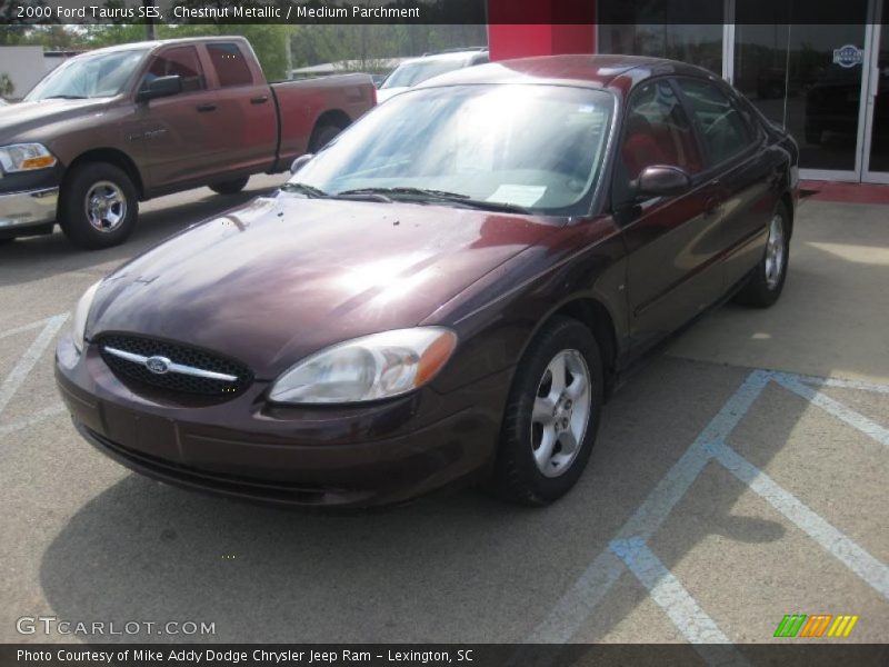 Chestnut Metallic / Medium Parchment 2000 Ford Taurus SES
