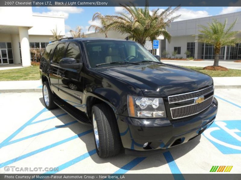 Black / Light Cashmere/Ebony 2007 Chevrolet Tahoe LTZ