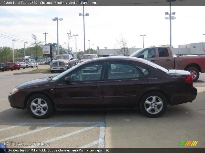 Chestnut Metallic / Medium Parchment 2000 Ford Taurus SES