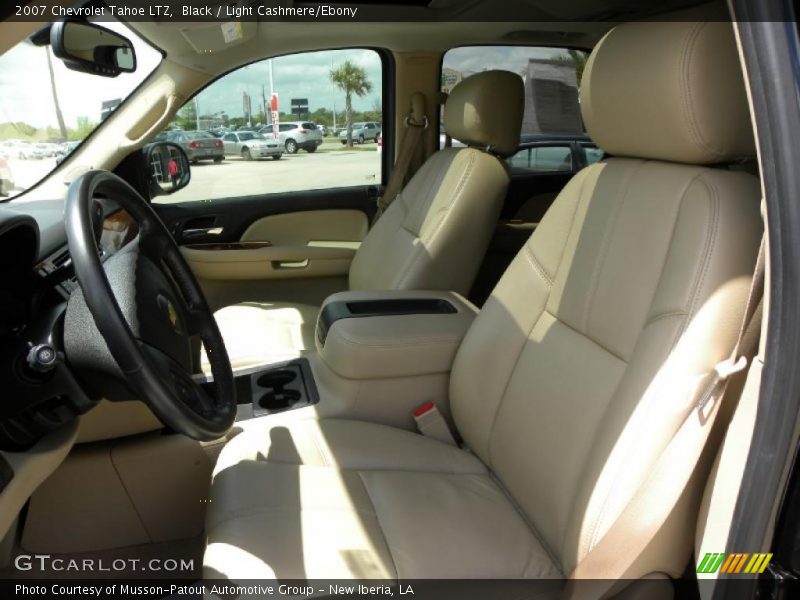 Black / Light Cashmere/Ebony 2007 Chevrolet Tahoe LTZ
