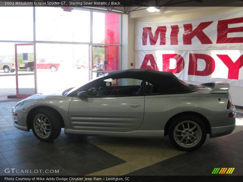Sterling Silver Metallic / Black 2001 Mitsubishi Eclipse Spyder GT