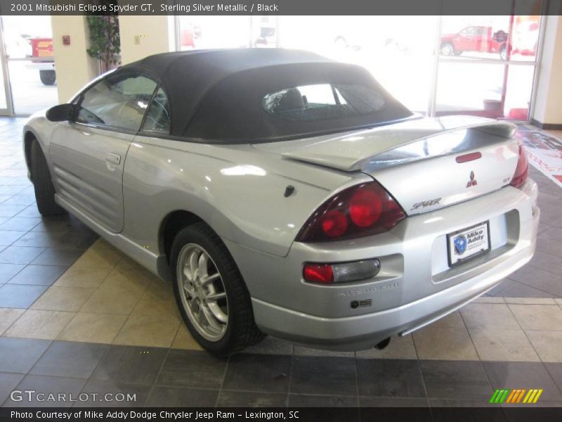 Sterling Silver Metallic / Black 2001 Mitsubishi Eclipse Spyder GT